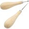 2 Piece Diamond Coated Bead Reamer Set With Wooden Handles